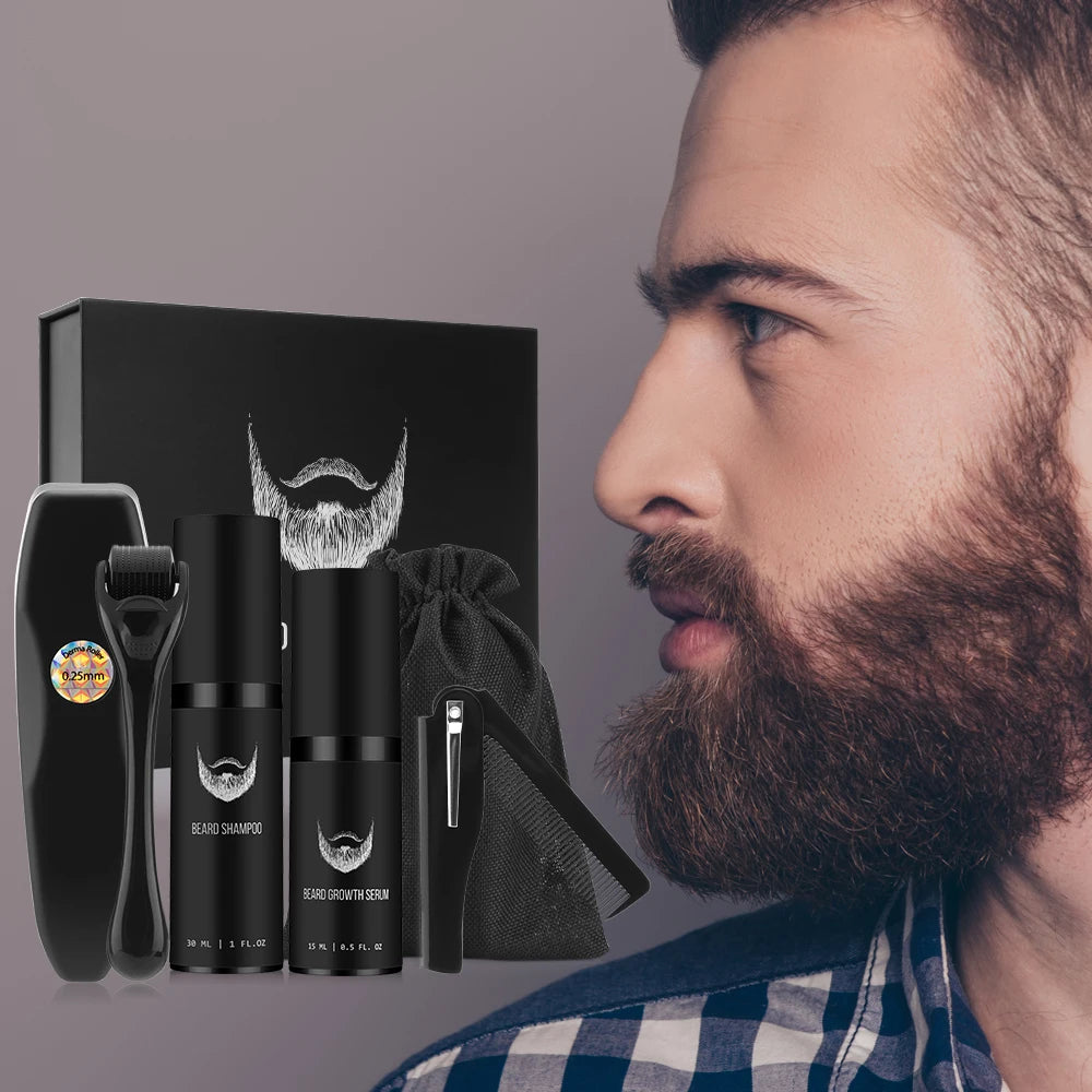 Men Facial Hair Beard Growth Kit