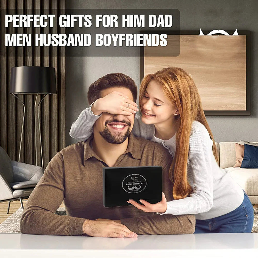 Beard Hair Enhancer Growth Thickening 
Kit